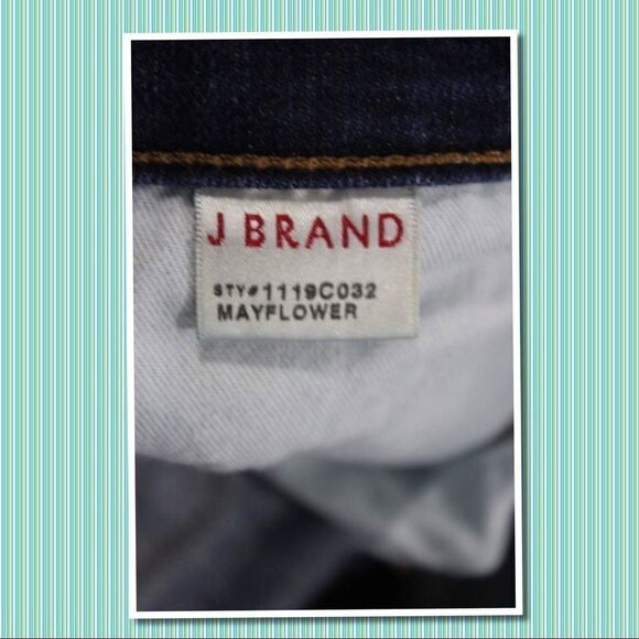 J Brand Blue Dark Wash Bootcut Jeans 28 - Picture 5 of 6